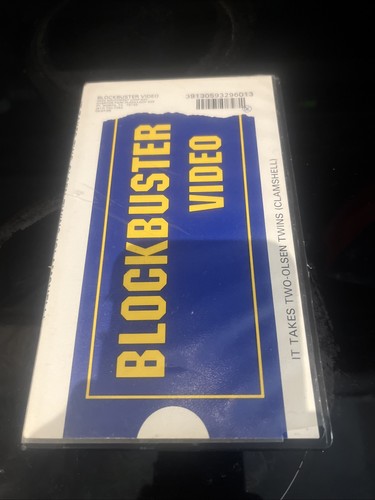 Vintage blockbuster video - vintage,